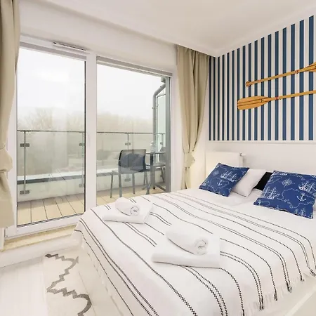 Apartment Faro Nadmorskie Tarasy Baseny W Cenie Pools Inklusive 100m From The