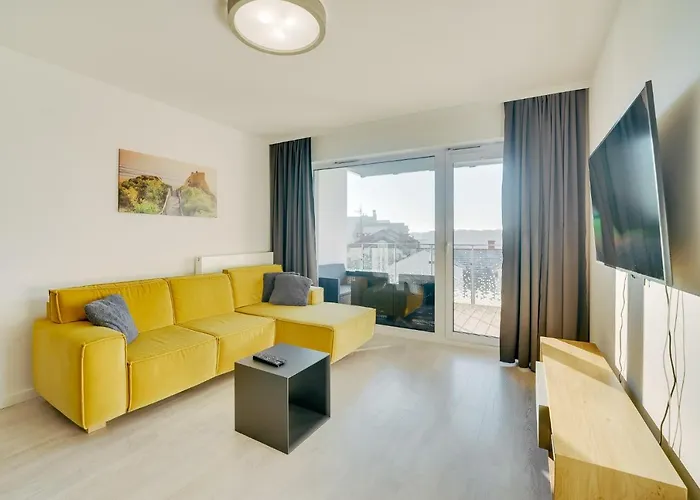 Апартаменты Faro Nadmorskie Tarasy Deluxe Przy Latarni Morskiej Колобжег